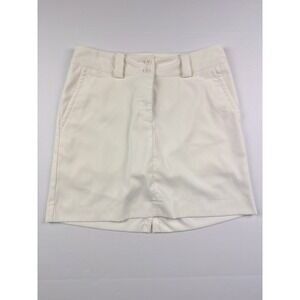 Nike Golf Tour Performance White Dri-FIT Skort Womens Size 2 Activewear Skirt